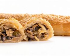 роллини с грибами и картофелем